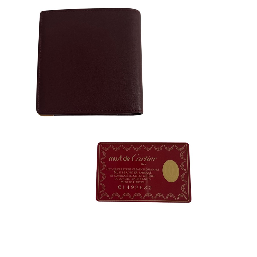 Cartier Brown Leather Key Card Holder